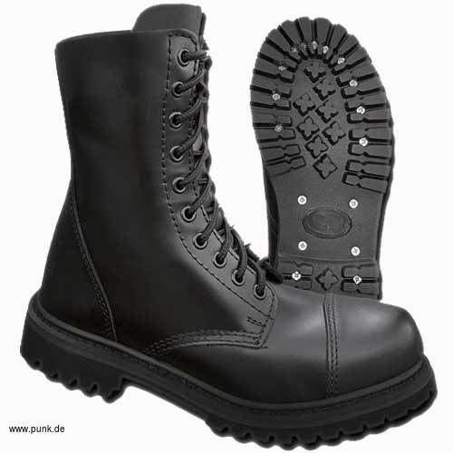 Brandit: Phantom boots 10Loch, schwarz