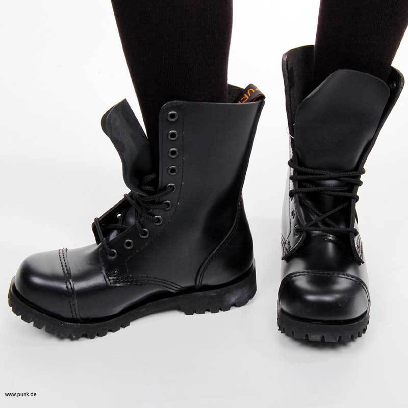 Brandit: Phantom boots 10Loch, schwarz