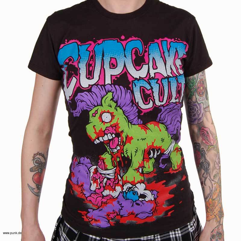 Cupcake Cult: Zombie Pony Girlieshirt