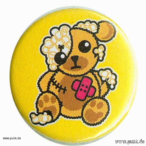 Sexypunk: Zerfetzter Teddy-button