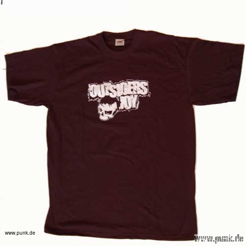 Outsiders Joy: Girlieshirt, schwarz