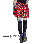 Heartless: ALISA SKIRT - RED TARTAN