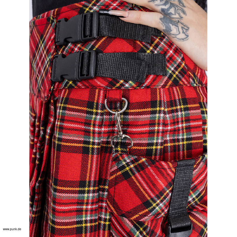 Heartless: ALISA SKIRT - RED TARTAN