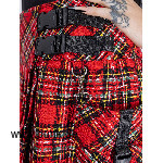 Heartless: ALISA SKIRT - RED TARTAN