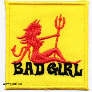 : Bad Girl Aufnäher