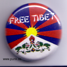 : FREE TIBET Button