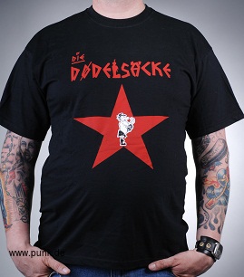 : Die Dödelsäcke : T-Shirt - Stern m. Pfeiffer (schwarz)