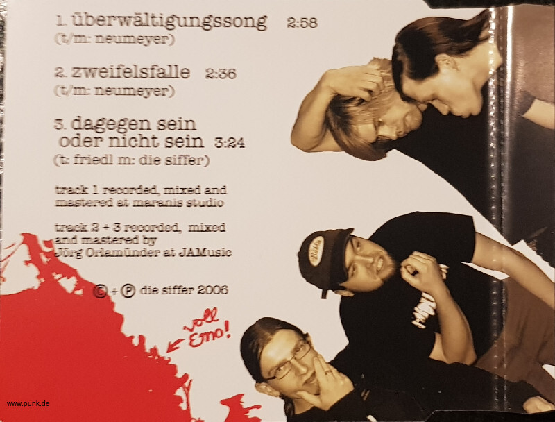 Die Siffer: Trennungsschmerzüberwältigungssong EP CD