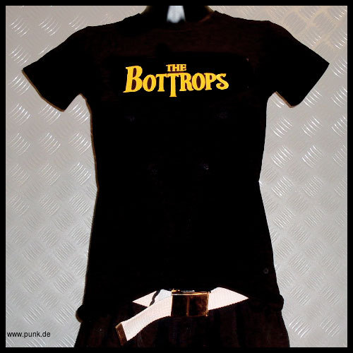 the Bottrops: Beatlogo Girlieshirt, schwarz