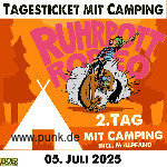 : HardTicket Samstagsticket inkl. Camping - Ruhrpott Rodeo 25