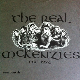 The Real McKenzies: Tourshirt 2015 / grau, Ladies